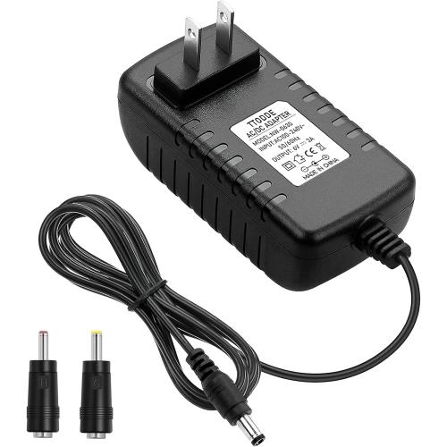 TTODDE AC/DC Adapter 6V 3A 2.5A 2A 1.5A 1A 800ma 500ma 300ma Power Adapter Supply 6V Power Cord 18W 100-240V 50-60Hz DC 6Volt 3000mA Power Supply Chrager Compatible Most DC 6V Devices