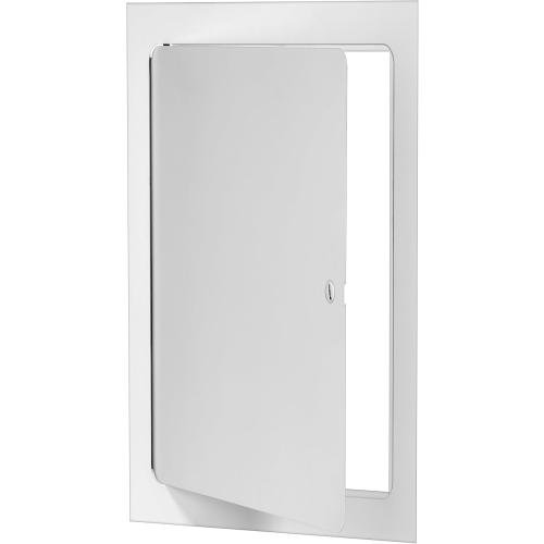 Size 12 x 24 Color White Premier Access Doors 5000 Series Commercial Grade Steel Access Door, 12 x 24 Flush Universal Mount, White (Screwdriver Latch)