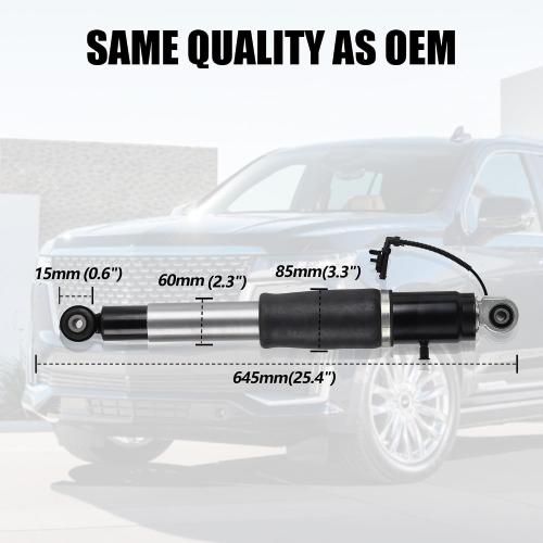 Richeer 84176675 580-1106 2 PCS Rear Strut Shock Absorber Magnetic Control Compatible With 2015-2021 Chevy Tahoe Suburban Cadillac Escalade ESV GMC Yukon XL Denali Sierra 23151122 23267007 23290661