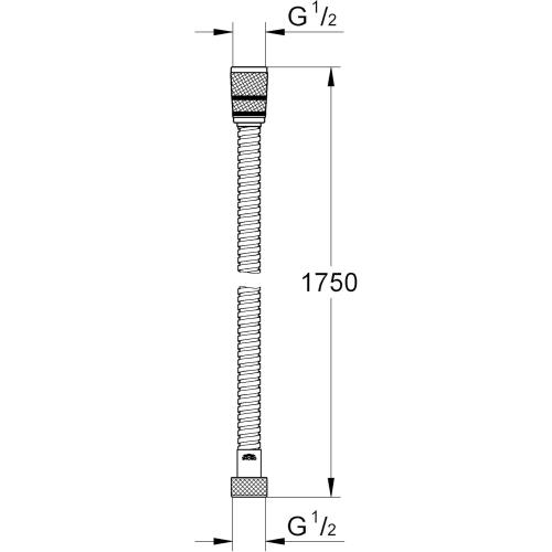 Rotaflex Metallic Hose Grohe 28025 000 69