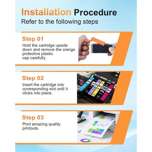 Intactech PGI-280 XXL CLI-281 XXL Compatible Ink Cartridges Replacement for Canon 280 281 Work with Pixma TS9120 TS6120 TS6220 TS8120 TR8520 TR7520 TS8220 TS9521C (5-Pack, PGBK/BK/C/M/Y)