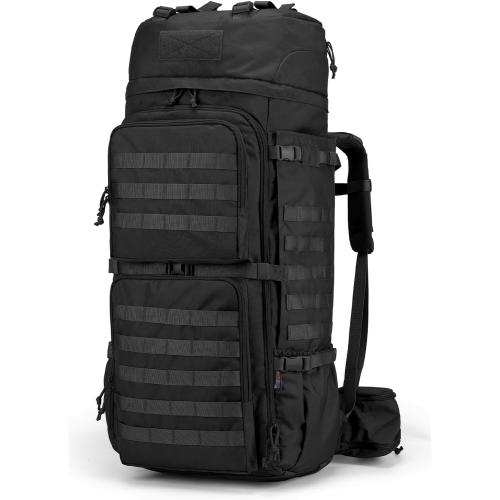 Mardingtop 75L Molle Hiking Internal Frame Backpacks with Rain Cover for Camping,Backpacking,Travelling