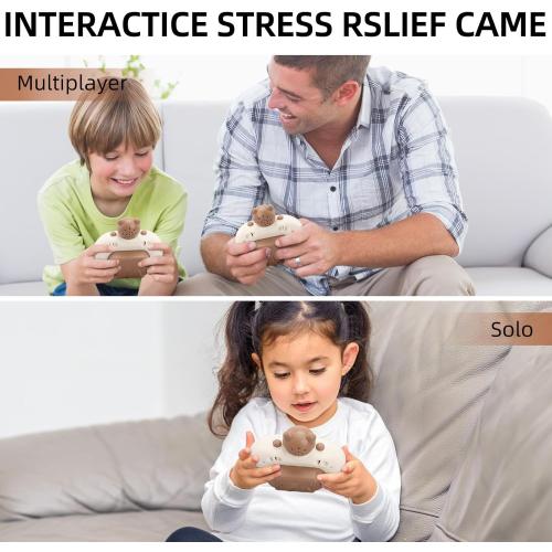 Blackma Fast Push Light Up Fidget Toys for Kids, Handheld Puzzle Game Sensory Toys, Christmas Toys Gifts for 3-12 Year Old Boys Girls (Bear)