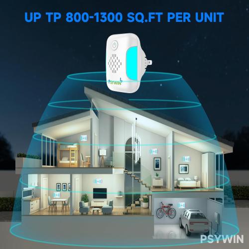 Ultrasonic Pest & Mouse Repeller, 2025 Upgraded Indoor Ultrasonic Repellent for Roach, Rodent, Mouse, Bugs, Mosquito, Mice, Spider, Ant,Electronic Plug in Pest Control, Two Mode Switching,6 Packs