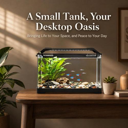 3.5 Gallon Betta Fish Tank, All in One Aquarium Starter Kits with Back Filter, Adjustable Pump, 25W Heater, LED Thermometer, LED Light with Timer & Water Changer Kit, Gifts for Mom Wife