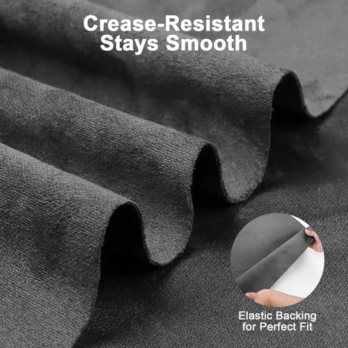 Premium Black Suede Fabric Wrap - 30x60 inch Suede Wrap for Car Interior - Self-Adhesive Microfiber and Synthetic Leather, Stretchable Interior Film for Car and Home Decor