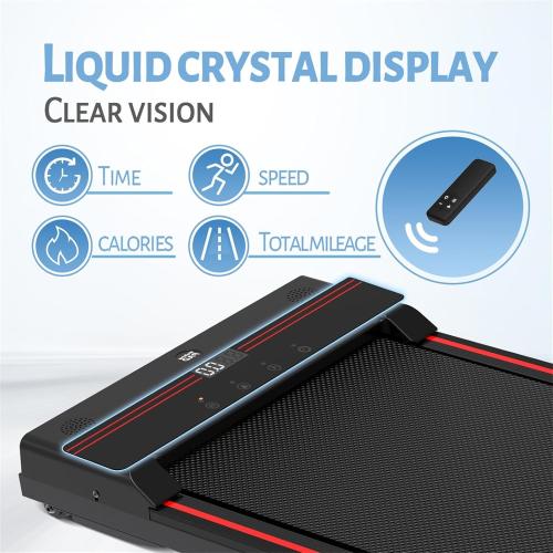 Size 48D x 19.6W x 4.6H Color Black perax Walking Pad,Under Desk Treadmill,Treadmills for Home,320 Lb Capacity