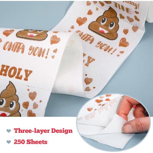 50th Birthday Gifts for Women, Men, Her, Him - Happy Prank Toilet Paper - 50th Birthday Decorations, Party Supplies Favors - 50 Years Old Funny Gag Gift Ideas, Novelty Bday Present for Friends, Family