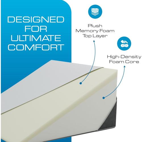 Kolbs Extra Wide Bed Wedge Pillow for Sleep Apnea, Acid Reflux, and Back Pain Relief, with Chic Jacquard Cover - Headboard GERD Pillow Wedges for Sleeping (Extra Wide 12 Height)