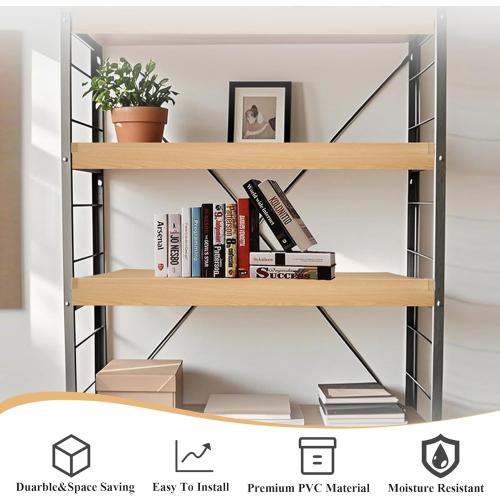 Size 33x 19.5 6 Pack Wire Rack Covers, 33'' x 19.5'' Foamed PVC Wire Shelf Covers (Not Wood), Removable Shelving Cover for Closet, Pantry Shelves Cover for Home and Kitchen, Closet Decoration