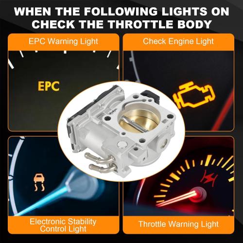 Electronic Throttle Body Compatible with 2005-2008 Acura RL TL Honda Pilot Accord Odyssey Ridgeline Replace# 672001, 672019
