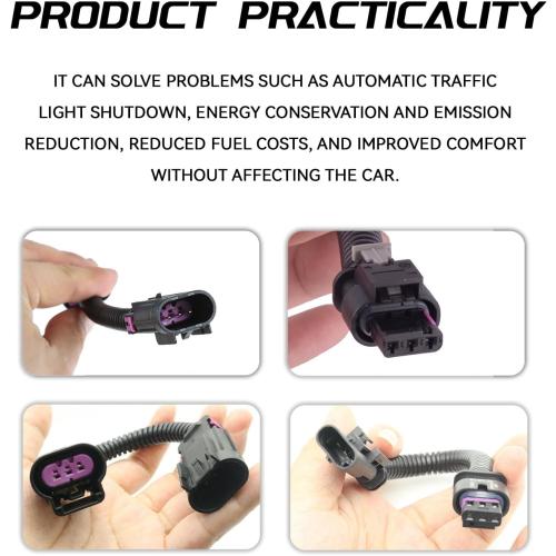 Auto Start Stop Eliminator for 2013 2014 2015 2016 2017 2018 Chevy Traverse Equinox Malibu Blazer XT5 GMC Cruze Accessories, Start Stop Eliminator/Disable/Delete/Disabler(Big Plug)
