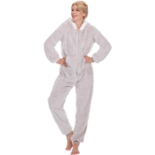 Onesie Pajamas for Women Fleece Womens Onesie Pajamas, Fuzzy Pajama Onesies for Women SIZE MEDIUM