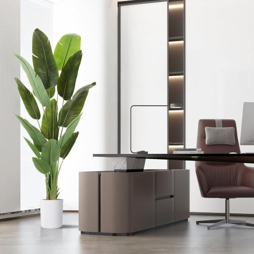 ProDeco Artificial Tree Size 6.6Ft Silk Bird of Paradise Large Big Fake Potted Plants Tall Faux Silk Floor Plants for Home Living Room Bedroom Office Decor Indoor Outdoor…