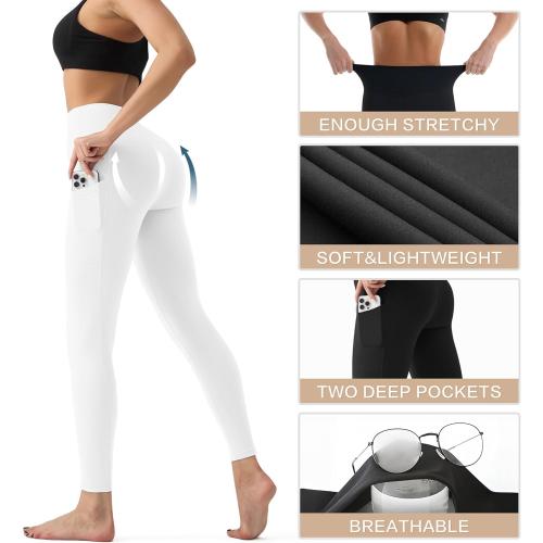 High Waisted Leggings for Women - Tummy Control Yoga Pants for Workout Running Athletic Women's Leggings  Size small