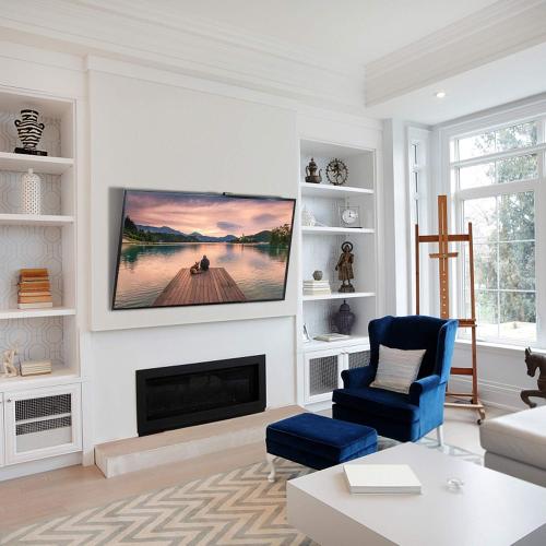 Tilting TV Wall Mount Bracket Low Profile for Most 23-60 inch LED LCD OLED, Plasma Flat Screen TVs with VESA 400x400mm Weight up to 115lbs, Fits 16 Wood Stud