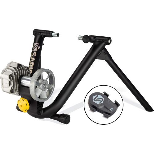 Saris Fluid2 Indoor Bike Trainer, Smart Equipped Option, Fits Road and Mountain Bikes, Compatible with Zwift App