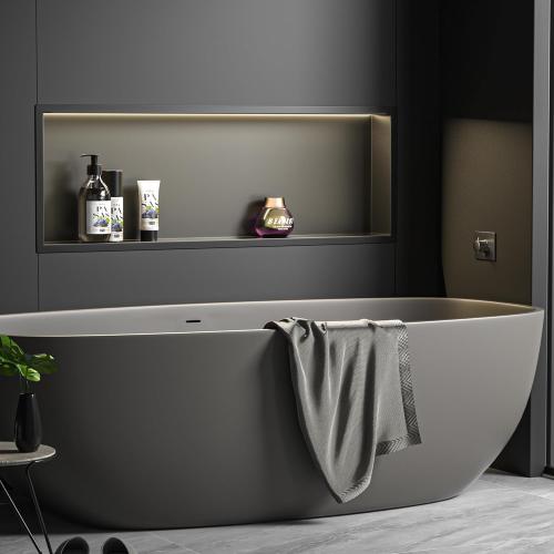 Led Shower Niche 36 X 12 Matte Black 304 Stainless Steel with Lighting IP66 Waterproof Recessed Bathroom Wall Niches Shelf No Tile Need Shower Niche for Bathroom