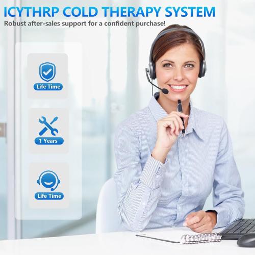 ICYTHRP Programmable Timer Cold Therapy Machine for Shoulder w/Quiet Pump