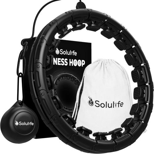 Experience Fitness Excellence with Our Infinity Hoop Plus Size – Weighted Hula Hoop for Weight Loss – Hula Hoop Exercise Ring with ABS and Quality Wheels – for All The Sizes and Levels