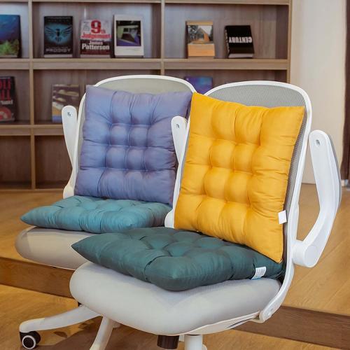 Seat Pads for Dining Chairs, Garden Chair Cushions with Ties, Soft Washable Square/Round Seat Cushions for Kitchen, Office, Outdoor, Patio, Classroom & Indoor Use set of 2