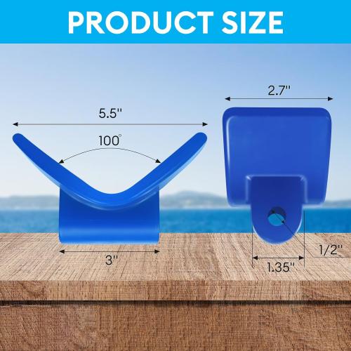 3 V Boat Trailer Roller Bow Stop