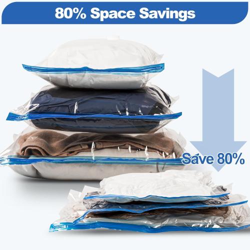 VMstr Travel Vacuum Storage Bags with Electric Pump (USB Pump   8 Combo Bags)