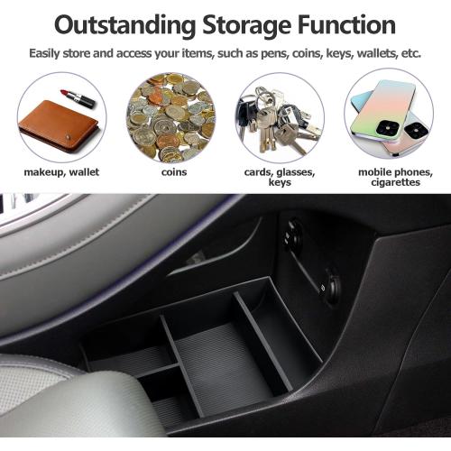 2025 Palisade Organizer for 2020 2021 2022 2023 2024 2025 Hyundai Palisade SE/SEL/XRT/Limited/Calligraphy Center Console Organizer Under Armrest Organizer Insert Tray 2025 Palisade Accessories 2PCS