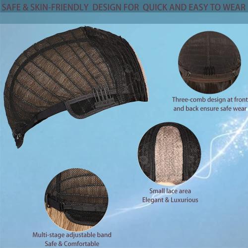 Size 26 Color dirty blond Long Ombre Blonde Wigs for Women 26 inch Long Wavy Middle Part Wig Ombre Blonde Wigs Upgraded Protein Fiber Hair Replacement Wig Cosplay Costume Halloween Wig(26'' Brown Ombre Blonde)