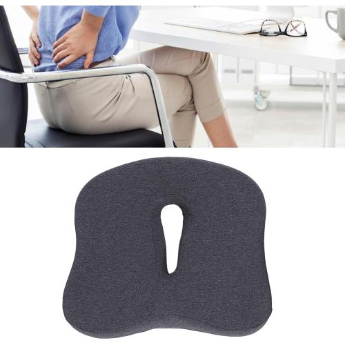Ergonomic Chair Cushion, Memory Foam Breathable Cushion with Leg Support, Comfortable Chair Mat for Home Office