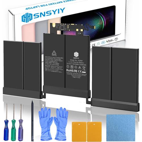 Battery A1964 for MacBook Pro 13 Inch A1989 (Mid 2018, 2019) MacBook Pro 13 Inch A2251 (2020), A1964 Laptop Battery Replacement EMC 3214 EMC 3358 EMC 3348