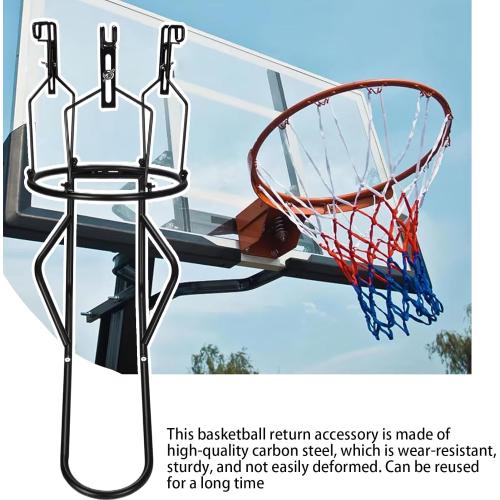 Compact Basketball Rebounder, Basketball Rebounder Net for Practice, Professional Basketball Rebounder, Rebound Net for Basketball Practice, Basketball Rebounding Net for Drills