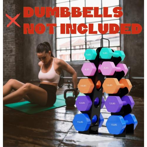 Weight Rack for Dumbbells,A-Frame Dumbbell Rack Stand Only, Alloy Steel Dumbbells Storage Rack with Handle for Home Gyms Workout (Dumbbells not include)
