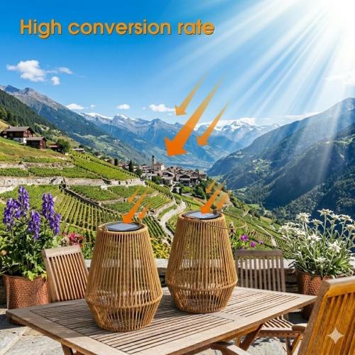 Solar Lanterns Outdoor Waterproof, KagoLing Solar Lanterns Outdoor Gifts for Women Mom Grandma Hanging Solar Lights Outdoor Garden Decor for Outside, Yard, Patio, Porch, Trees, Lawn, Pathway, 2 Pack
