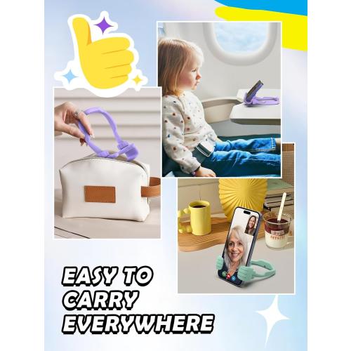 Stocking Stuffers for Teens Girls Boys Adults Cell Phone Stand: UPGRADE Adjustable Thumbs Up Lazy Phone Holder for Desk Cool Gadgets Fun Birthday Gift Ideas for Kids Teenager Women Gifts for Christmas