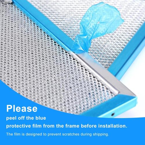 WA0575 Range Hood Filters 13.54 x 14.37 x 0.35 - 2 Pack Replacement Grease Filters for Kitchen Ventilation by oneket