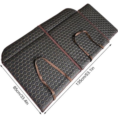 Car Bed Mattress，Car Mattress， Car Rear Sleeping Mat,Back Seat Extender for Sleeping,Travel Car Camping Mattress,Fits in The Back Seat of Most Cars(Orange,C)