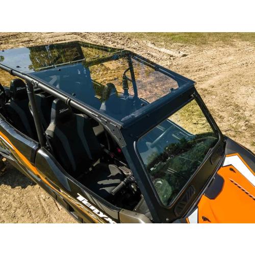 SuperATV Dark Tinted Teryx Roof for 2023  Kawasaki Teryx KRX 4 1000 | 1/4 Polycarbonate | Protects from the Elements Without Obstructing View | Rattle-Free Fit | USA Made