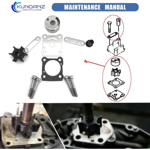 6G1-W0078-01-00 6G1-W0078-A1-00 6G1-W0078-00-00 6N0-W0078-A0-00 Water Pump Impeller Repair Kit For Yamaha Sierra 18-3460 6 8 HP 2-Stroke Outboard 6HP 8HP 1984-2009