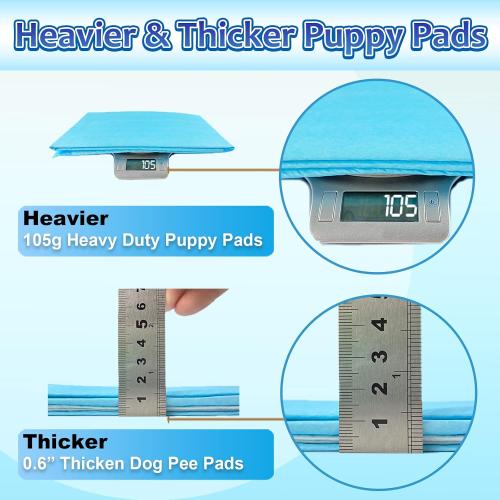 Puppy Pads Extra Large 30x36, 40 Count Thicken XLarge Puppy Pee Pads for Dogs Super Absorbent, Leak-Proof Disposable Pet Training Pad, Potty Piddle Mats for Puppies, Cats, Doggies