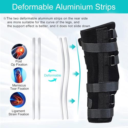 Size Large Unisex Knee and leg immobilization Stabilizer for Post Surgery Recovery,Knee Fractures,Instability, ACL,MCL,Meniscus Tear,Arthritis,Displacement Recovery,18.1 Length Universal