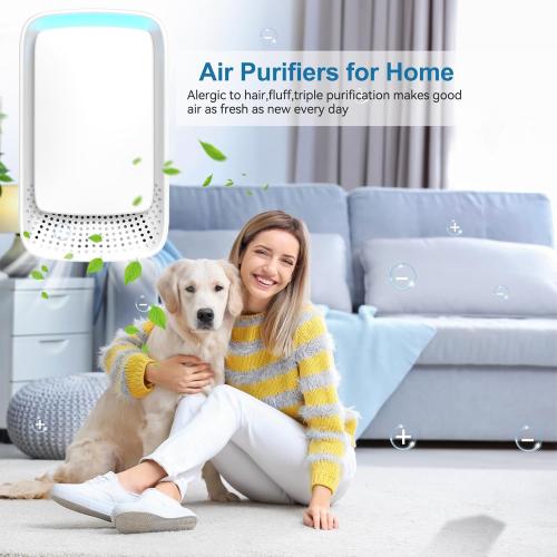 Set of 4 Negative Ion Plug in Air Purifier,Ionic Air Purifiers for Home, Bedroom, Office, Mini Portable Air ionizers for Home Plug in (4PCS)