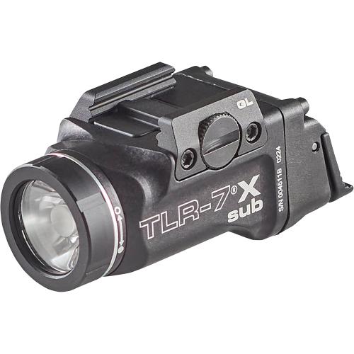 Streamlight 69400 TLR-7 X sub 500-Lumen Tactical Weapon Light Designed Exclusively and Solely for Railed Glock 43X Mos/48 Mos/43X Rail/48 Rail subcompact Handguns with Mounting Kit and Keys, Black