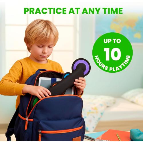 Electric Drum Set Built-in Speaker, Kids Drum Pad and Sticks, Portable Roll Up Drums Practice Pad for Kids, Great Birthday for Girls Boys