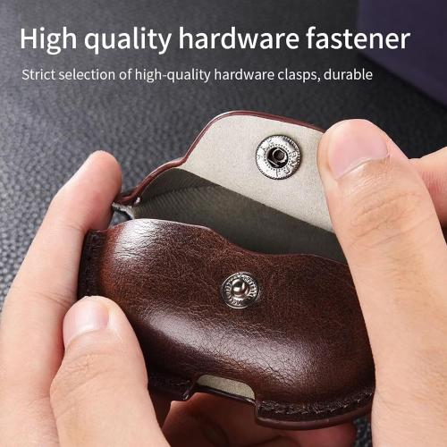 Headphones Cases for Huawei Free Clip 2 Case Cover,Earphone Protective Cover,Scratch-Proof,Shock-Proof Business PU Leather Cases Covers for Huawei Free Clip 2