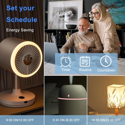 White 4 Pack ExIoTy Smart Plug, Works with Alexa, Simple Setup with One Voice Command, Remote Control, Timer & Schedule & Group Controller, Bluetooth Mesh Outlet, Alexa Echo Required, ETL & FCC Certified (4 Pack)