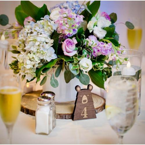 Set of 12 Wood Slices for centerpieces! Wedding and Baby Shower centerpieces (Set of 10 Medium (9-11))