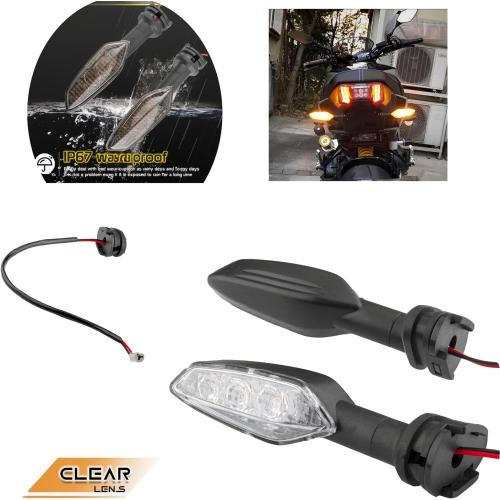 Tail Tidy Kit for MT03/R3 2014-2025 MT25/R25 2014-2024 Fender Eliminator Kit equipped License Plate Holder, License Plate Light, PLUG&PLAY clear lens Turn Signal Lights