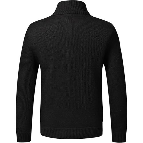 Size XL...Yeokou Men's Casual Slim Full Zip Thick Knitted Cardigan Sweaters with Pockets