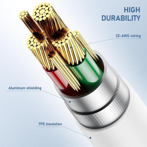 USB C to USB C Cable, 2Pack 60W[10FT 6FT], Type C to C Cable Fast Charging Cord for iPhone 17/16/15/Pro/Pro Max/Plus, iPad Pro, MacBook Air 13 inch/iPad Pro/Air, for Samsung Galaxy and More